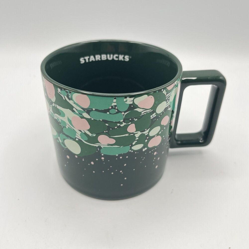2022 Starbucks Abstract Green Limited Edition Coffee Mug